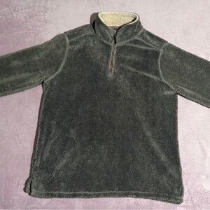 Trinity Men's Charcoal Zip-Up Sweater